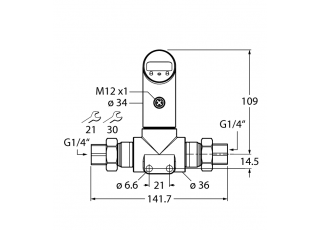 Differential Pressure Sensor PS010D-501T-LI2UPN8X-H1141