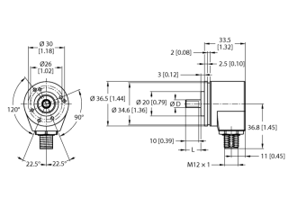 Incremental Encoder REI-04Q6C-2H2500-H1181