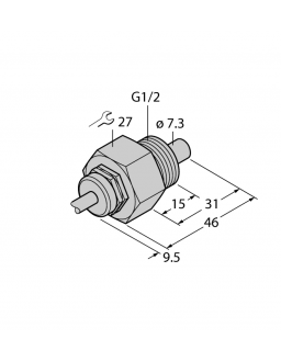 Flow Monitoring FCS-G1/2HC22-NAEX/D100/D024 5M Flow Monitoring FCS-G1/2HC22-NAEX/D100/D024 5M