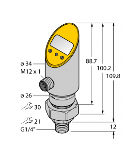 Pressure Sensor (Rotatable) PS003A-504-2UPN8X-H1141 Pressure Sensor (Rotatable) PS003A-504-2UPN8X-H1141