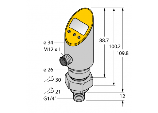Pressure Sensor (Rotatable) PS003A-504-2UPN8X-H1141 Pressure Sensor (Rotatable) PS003A-504-2UPN8X-H1141