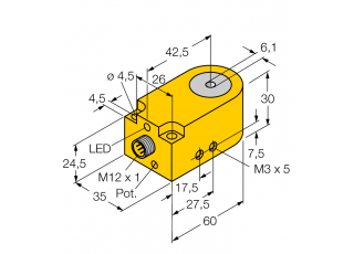 Inductive Sensor BI6R-W30-DAN6X-H1141
