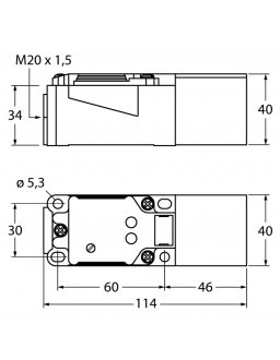 Capacitive Sensor BC20-CP40-VP4X2 Capacitive Sensor BC20-CP40-VP4X2