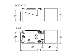 Capacitive Sensor BC20-CP40-VP4X2