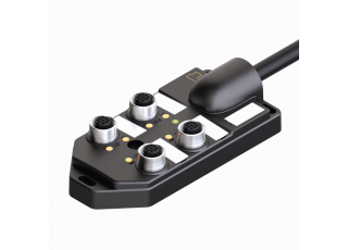 Passive Actuator/Sensor Box, M12 × 1 TB-4M12-5P3-10/TXL Passive Actuator/Sensor Box, M12 × 1 TB-4M12-5P3-10/TXL