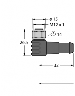 Actuator and Sensor Cable, PVC WKCV4.5T-10/TEL