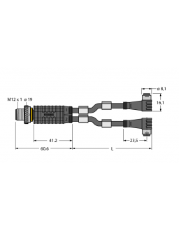 2-Way Splitter VBRS4.4-2PKW3S-5/5/TXL 2-Way Splitter VBRS4.4-2PKW3S-5/5/TXL