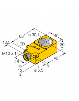 Inductive Sensor BI30R-Q20-AP6X2-H1741 Inductive Sensor BI30R-Q20-AP6X2-H1741