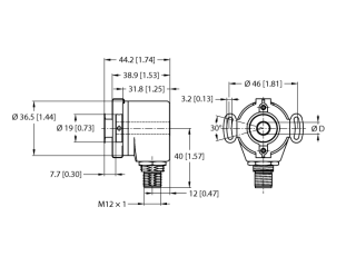 Incremental Encoder REI-05I8E-2H2048-H1181 Incremental Encoder REI-05I8E-2H2048-H1181
