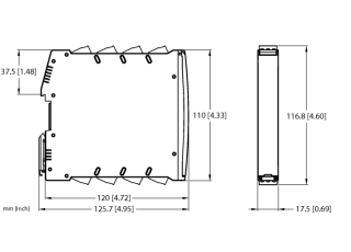 Isolating switching amplifier IM18-DI03-4S-4T1R-S/24VDC Isolating switching amplifier IM18-DI03-4S-4T1R-S/24VDC