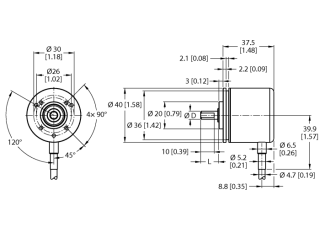 Incremental Encoder REI-E-111T6C-2B600-C Incremental Encoder REI-E-111T6C-2B600-C