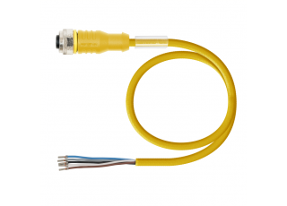 Actuator and Sensor Cable, PUR RKC4.5T-1/TXY3013 Actuator and Sensor Cable, PUR RKC4.5T-1/TXY3013