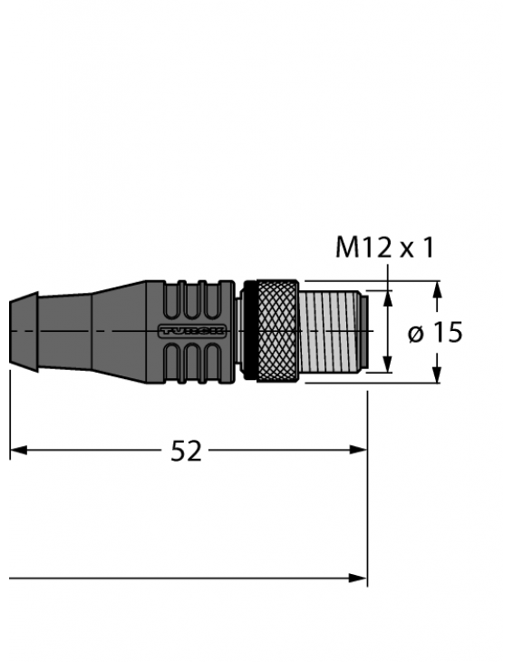 Industrial sensor cable HT-WAK4.5-10-HT-WAS4.5/S2430 Industrial sensor cable HT-WAK4.5-10-HT-WAS4.5/S2430