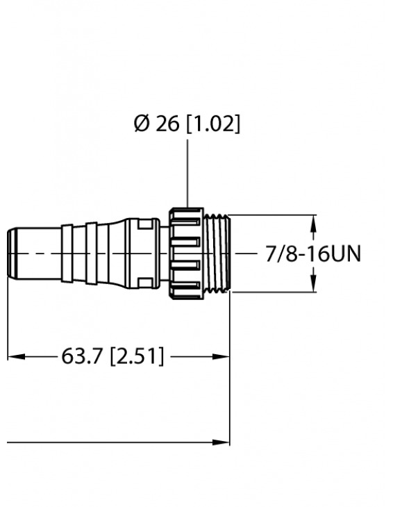 Supply Cable - M12 Power RKP56PLB-1.5-RSM50.2/TXG Supply Cable - M12 Power RKP56PLB-1.5-RSM50.2/TXG