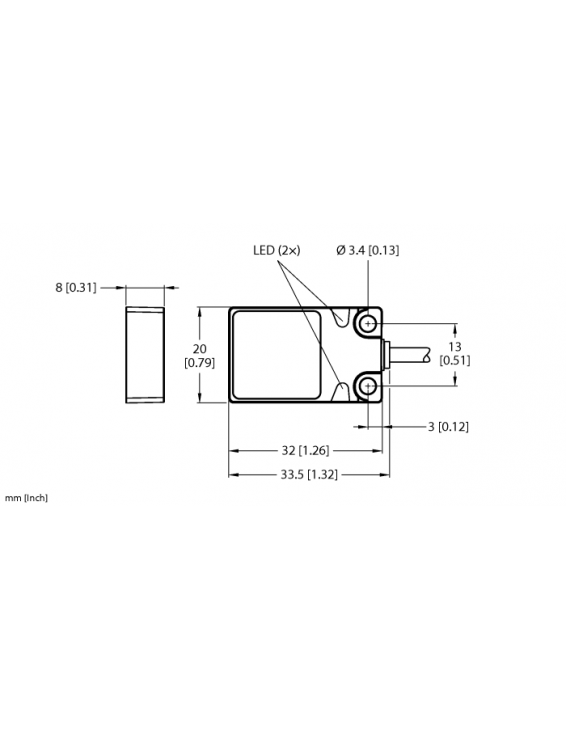 Capacitive Sensor BC5-Q08-AN6X2/S250 Capacitive Sensor BC5-Q08-AN6X2/S250