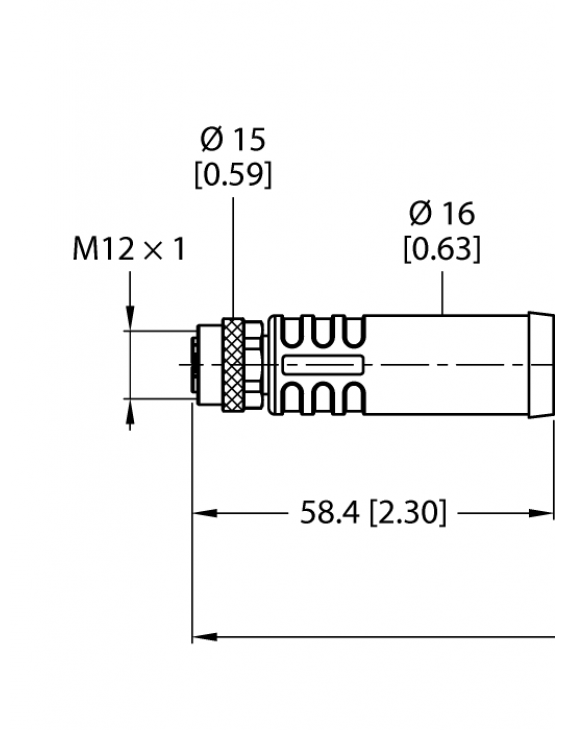 Supply Cable - M12 Power RKP56PLA-3-RSP56PLA/TXG Supply Cable - M12 Power RKP56PLA-3-RSP56PLA/TXG