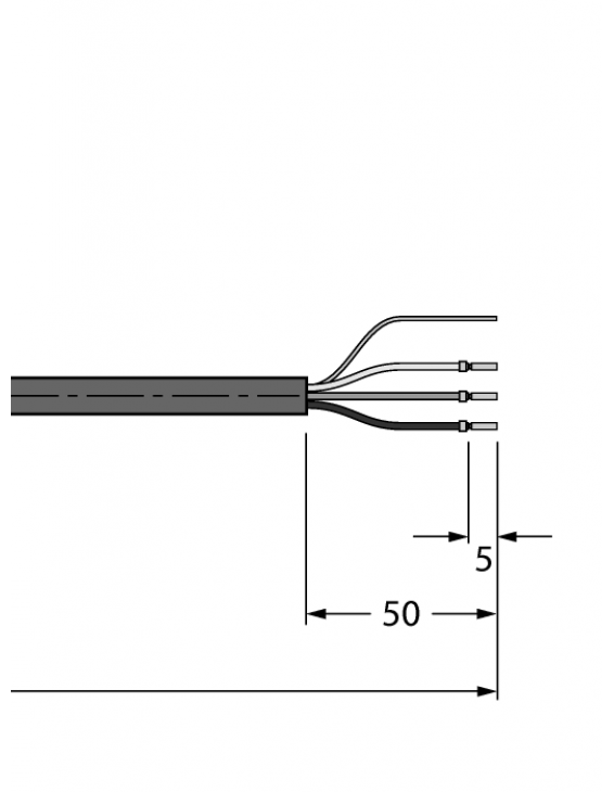 Actuator and Sensor Cable, PVC RSS4T-5/TEL