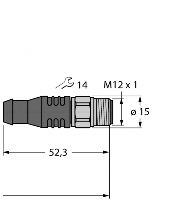 Actuator and Sensor Cable, PUR WKSV4.5T-0.5-RSSV4.5T/TXL Actuator and Sensor Cable, PUR WKSV4.5T-0.5-RSSV4.5T/TXL