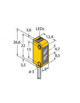 Photoelectric Sensor Q12RB6FF15 W/30
