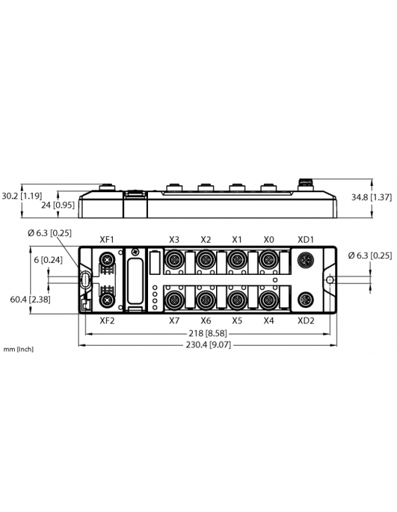 Compact multiprotocol I/O module for Ethernet TBEN-LL-16DIP
