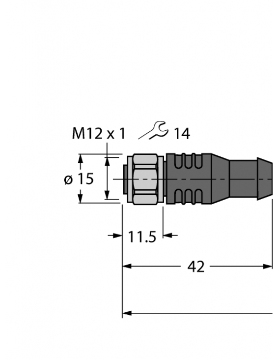 Actuator and Sensor Cable, PVC RKCV4.4T-2/TEL