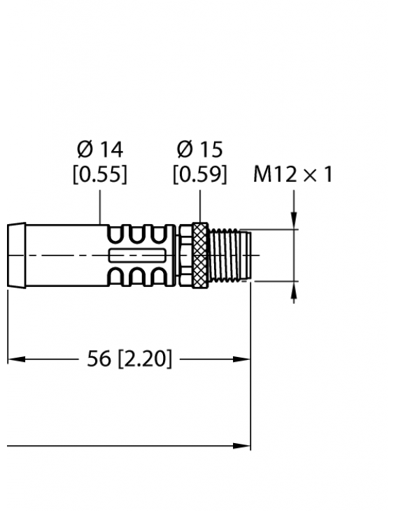 Supply Cable - M12 Power RKP46PSA-0.6-RSP46PSA/TXL Supply Cable - M12 Power RKP46PSA-0.6-RSP46PSA/TXL