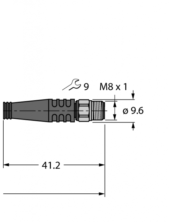 Actuator, Sensor and Supply Cable, PUR PKGV4M-4-PSGV4M/TXL