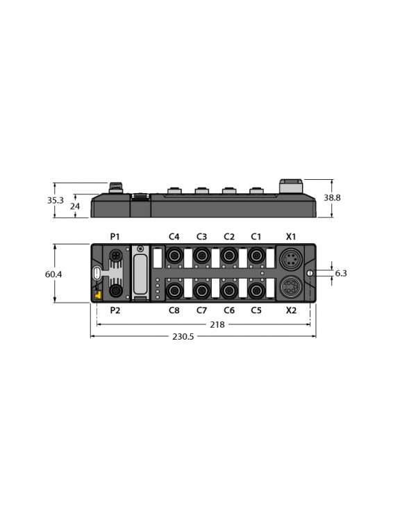 Fieldbus I/O module PROFIBUS-DP TBDP-L2-16DXP