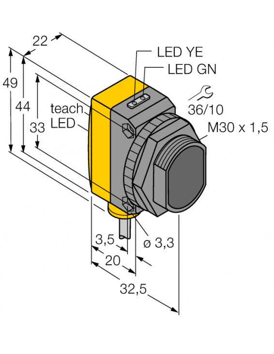 Photoelectric Sensor QS30ELVCQ5 Photoelectric Sensor QS30ELVCQ5