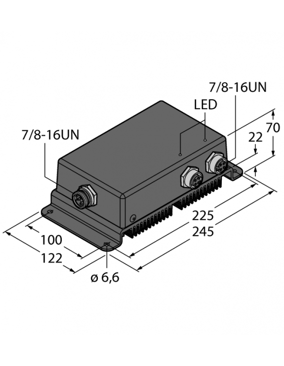 Compact power supply module in IP67 PSU67-12-2480/M Compact power supply module in IP67 PSU67-12-2480/M