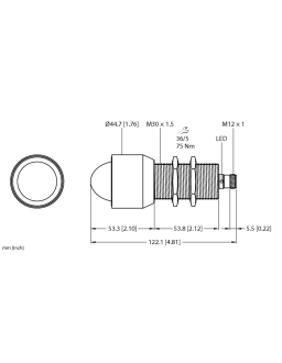 Radar Sensor DR30N-M30E-2UPN8X2-H1141