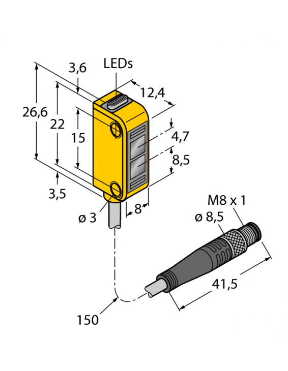 Photoelectric Sensor Q12AB6FF15Q