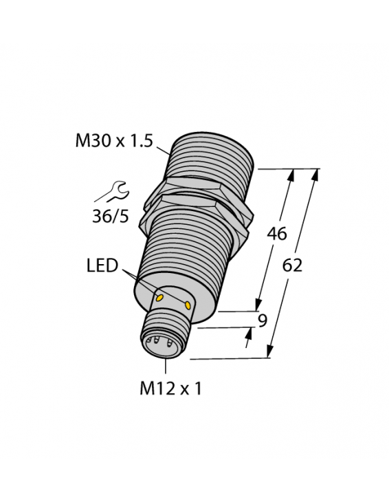 Inductive Sensor BI15-M30-AN6X-H1141 Inductive Sensor BI15-M30-AN6X-H1141