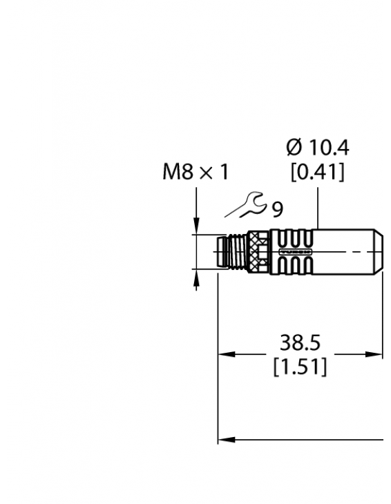 Industrial Ethernet Cable PSGS4M-PSGS4M-4422-0.12M Industrial Ethernet Cable PSGS4M-PSGS4M-4422-0.12M