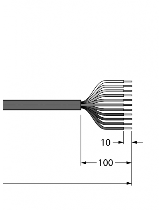 Supply Cable for Multiple Passive Junction Box, TPU CKWM19-11-10/TXL Supply Cable for Multiple Passive Junction Box, TPU CKWM19-11-10/TXL