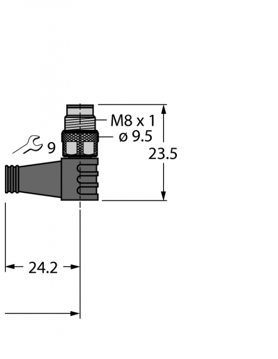 Actuator and Sensor Cable Suitable for Use with Robots PKG3M-10-PSW3M/TRL Actuator and Sensor Cable Suitable for Use with Robots PKG3M-10-PSW3M/TRL