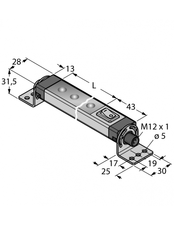 LED Linear Light WLS28-2XW145L25XPBQ