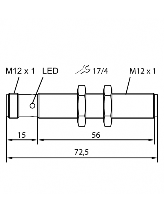 Ultrasonic Sensor RU40U-M12-LI8X2-H1141 Ultrasonic Sensor RU40U-M12-LI8X2-H1141