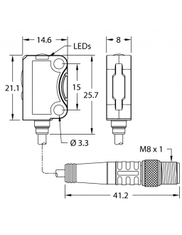Photoelectric Sensor VS8APFF30BQ3