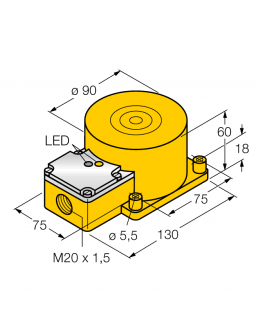 Inductive Sensor NI60-K90SR-FZ3X2