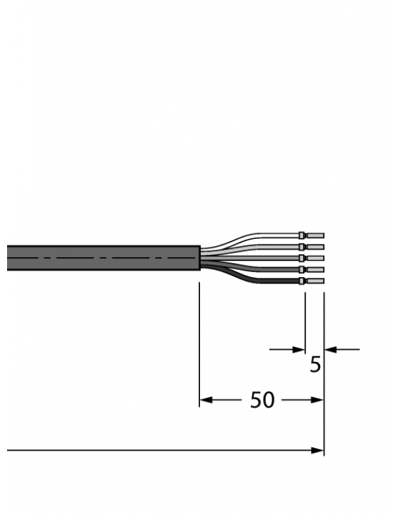 Actuator and Sensor Cable, PUR RSC4.5T-2/TXO3700