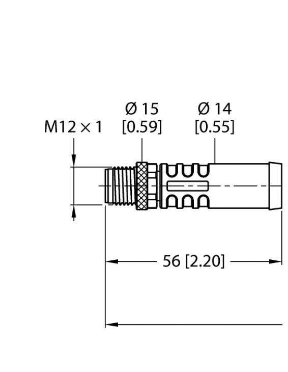 Supply Cable - M12 Power RSP46PSA-1/TXL Supply Cable - M12 Power RSP46PSA-1/TXL