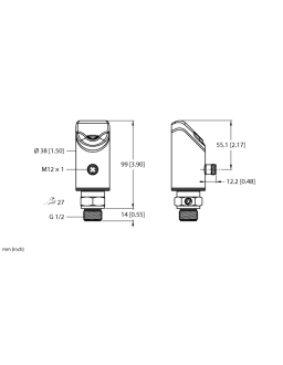 Front-Flush Pressure Sensor PS311-2.5V-09-2UPN8-H1141