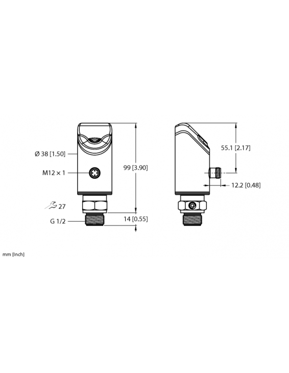 Front-Flush Pressure Sensor PS311-2.5V-09-2UPN8-H1141