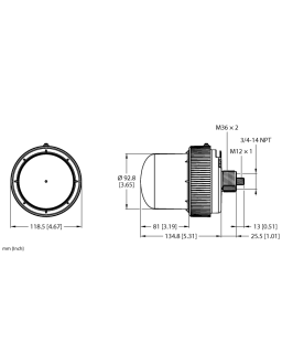 LED Signal Light K100PBLYAQ