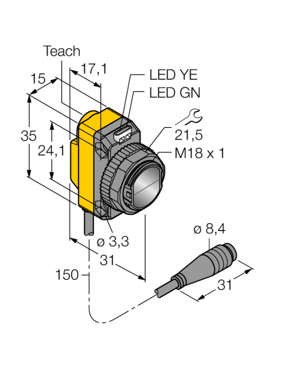 Photoelectric Sensor QS18EK6EVQ
