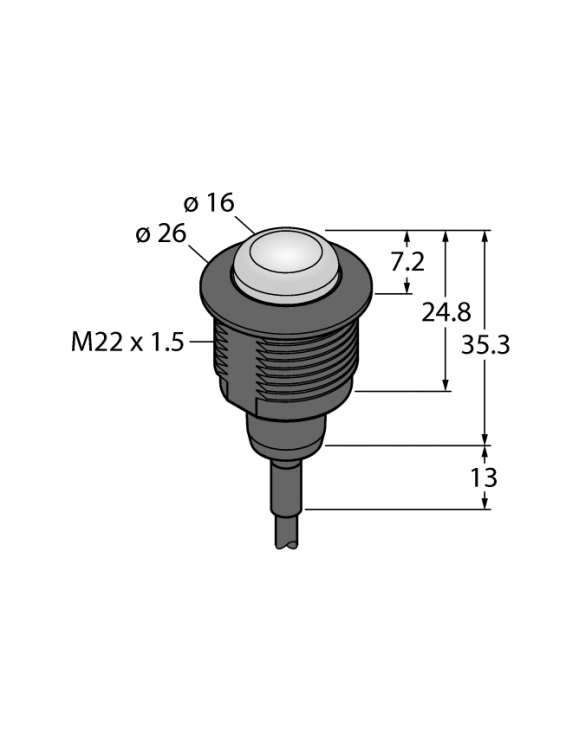 LED Signal Light S22L2SRGB7