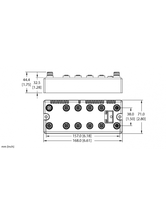 BL compact Multiprotocol Station for Industrial Ethernet BLCEN-8M12LT-4AI-VI-8XSG-P