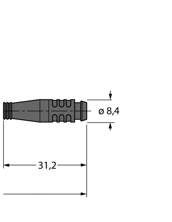 Actuator and Sensor Cable, PVC PKW4S-0.6-PSG4S/TEL
