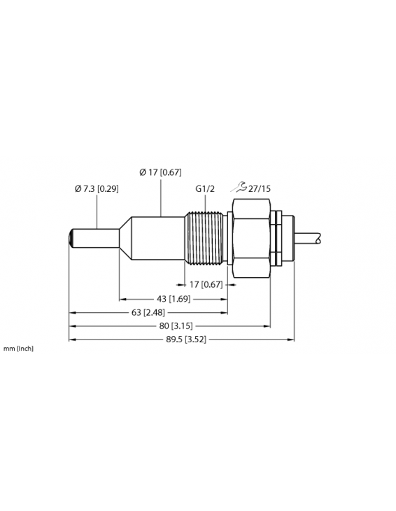 Flow Monitoring FCS-G1/2HC4-NAEX0/L065/D024